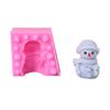 Christmas Snowman Silicone Molds for Candle Soap Christmas Decoration Plaster Ornaments Christmas Present Epoxy Resin