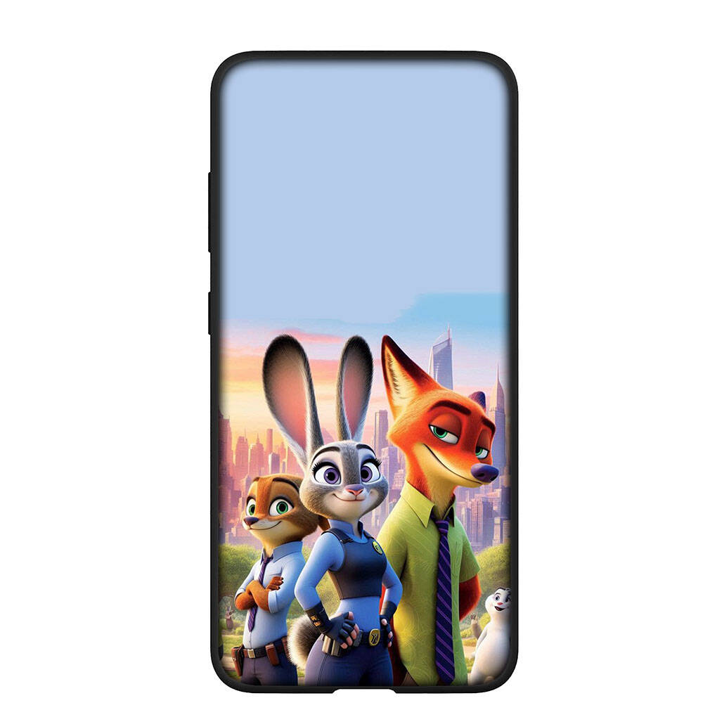 Pouzdro na telefon pro iPhone 17 16 15 Plus XR Huawei P30 P20 Lite Redmi Note 14 12 11 13 Pro Max OPPO A60 A80 A40 A18 Plakát Nick Garys Zootopia 2 Judy Kryt