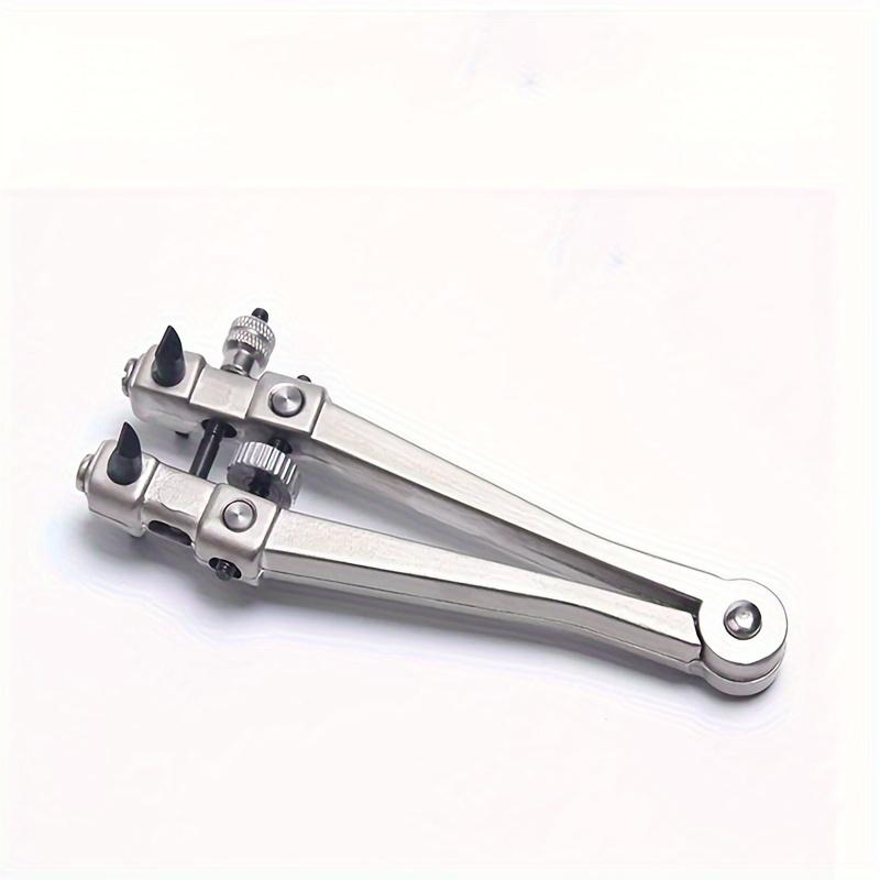 1pc High Manganese Steel V-Shaped Watch Case Opener for Battery Replacement & Repair Tool