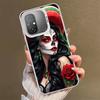 Catrina Beautiful Rose Girl Skull Shockproof Phone Case for Xiaomi Poco X7 X6 X5 X3 Pro F7 Ultra M8 Redmi 15C 15 14C 13C 12C 10C