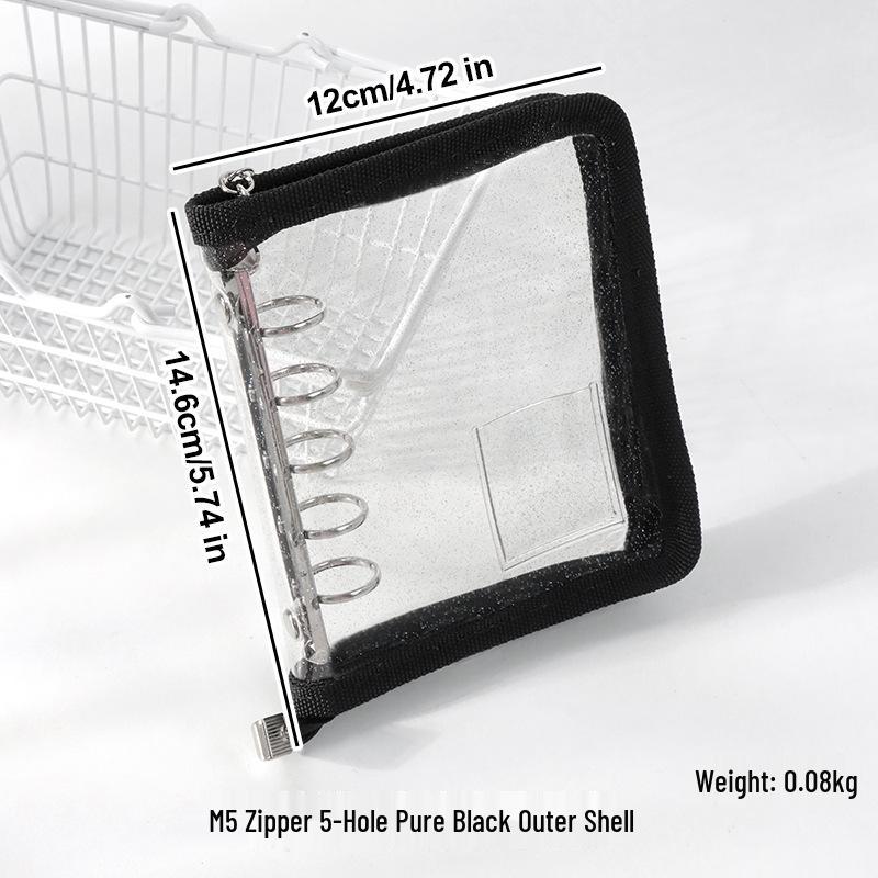 Mini M5 5-Hole Loose-Leaf Korean Style Portable Planner Notebook Cover