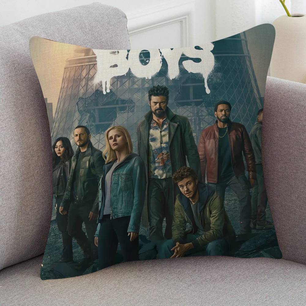 TV Drama The Boys Game For Cartoon Print Peripheral Pillow Case Cushion Cover Home Decor Birthday Gift Pillowcover