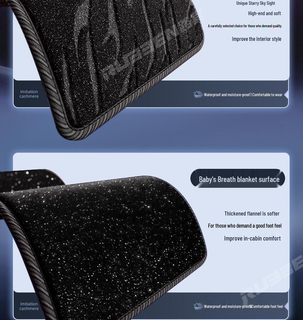 Xiaopeng G7 Door Sill TPE Floor Mats - Wear-Resistant, Anti-Slip, Waterproof