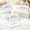12 Set Bridesmaid Proposal Cards Gifts Invitation (White Gold)
