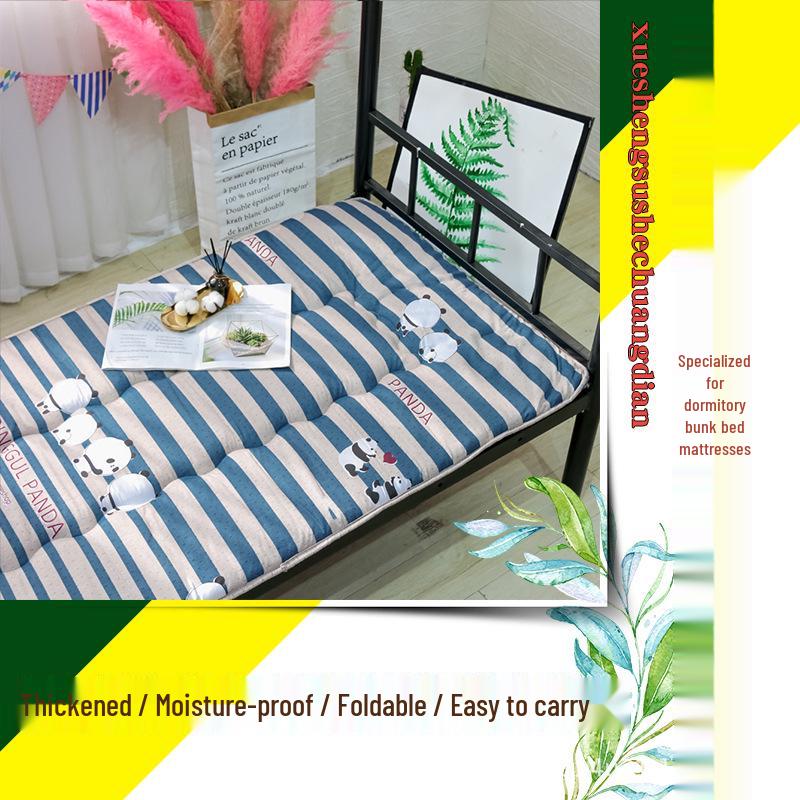 Foldable 90x190 Single Bunk Bed Tatami Mattress for Dormitory or Kindergarten.