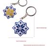 Red Knot Snowflake Double-Sided Cross Stitch Beaded Pendant Kit