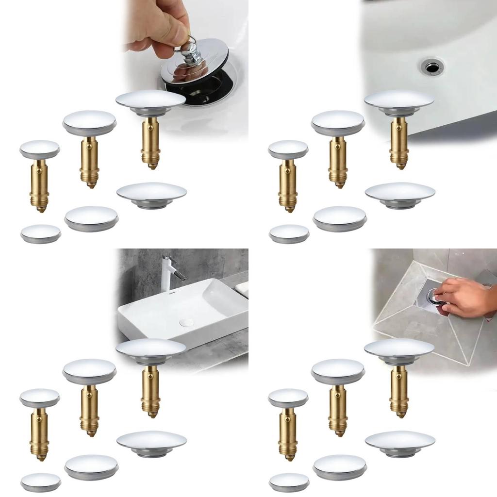 High Quality Brass Sink Drain Stopper Assembly With Spring Mechanism For Easy Use