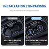 1/2PCS Non-Slip Car Cup Coaster Drink Cup Holder Anti-slip Pad For Ford Ecosport Edge Figo Flex Focus Fusion Fiesta Accessories