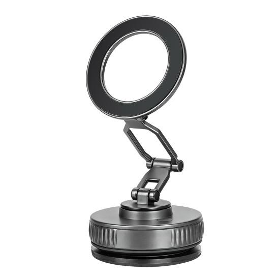 Car Phone Holder for Magnetic Phone Mount Dashboard Vacuum Adhesive Strong Suction Foldable
