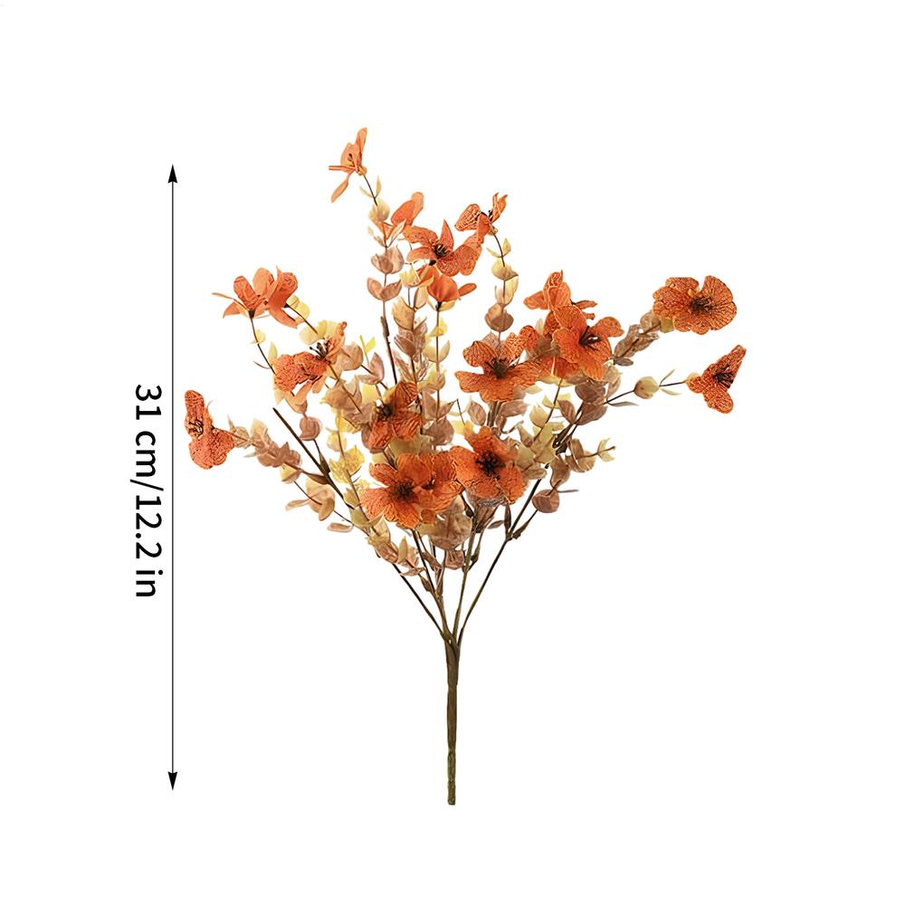 Dried Flowers for Vase Dried Flower Bouquets Realistic Artificial Decoration Ornament for Front Door Porch Party Garden Yard