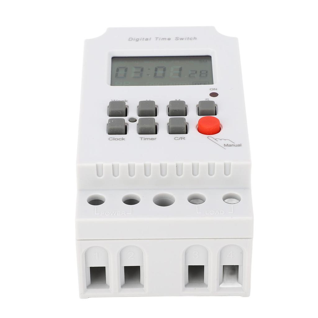Digital Timer Switch 28 Groups Program Heavy Duty Programmable Electronic Time Control AC200?240V