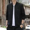 Spring and Autumn Jacket Men's 3D New Casual Solid Color Zipper Jacket Men's