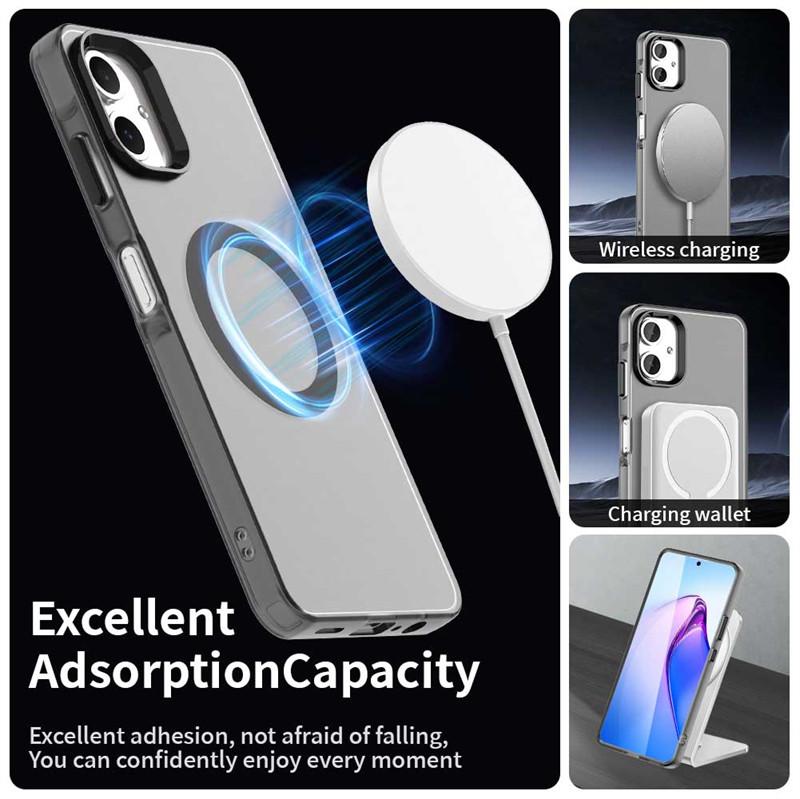 For Samsung Galaxy A06 4G Case Magsafe Wireless Charging Cover Samsung Galaxy A06 A16 A26 A36 A56 5G Matte TPU Phone Case Bumper