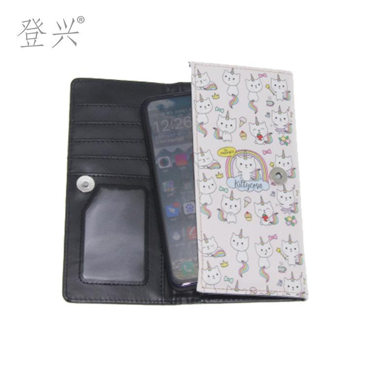 New unicorn PU long 20% off printed wallet, student female wallet