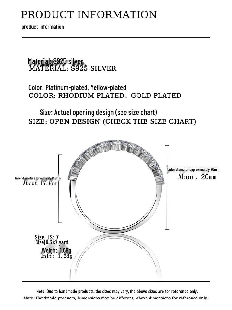 European & American Fashion S925 Sterling Silver Retro Ring - Women's Hot-Selling Style