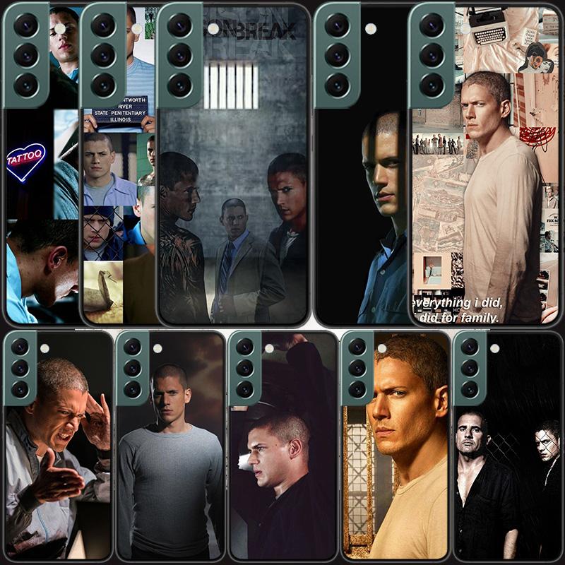 Prison Break TV Series Phone Case For Samsung Galaxy S22 S25 Ultra S21 S10 Plus S26 Edge S20 S23 S24 FE Cover Silicone Soft