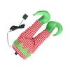 Accessoire Arbre de Noël Unique à Jambes Oscillantes Peluche Charme de Fête Décoration