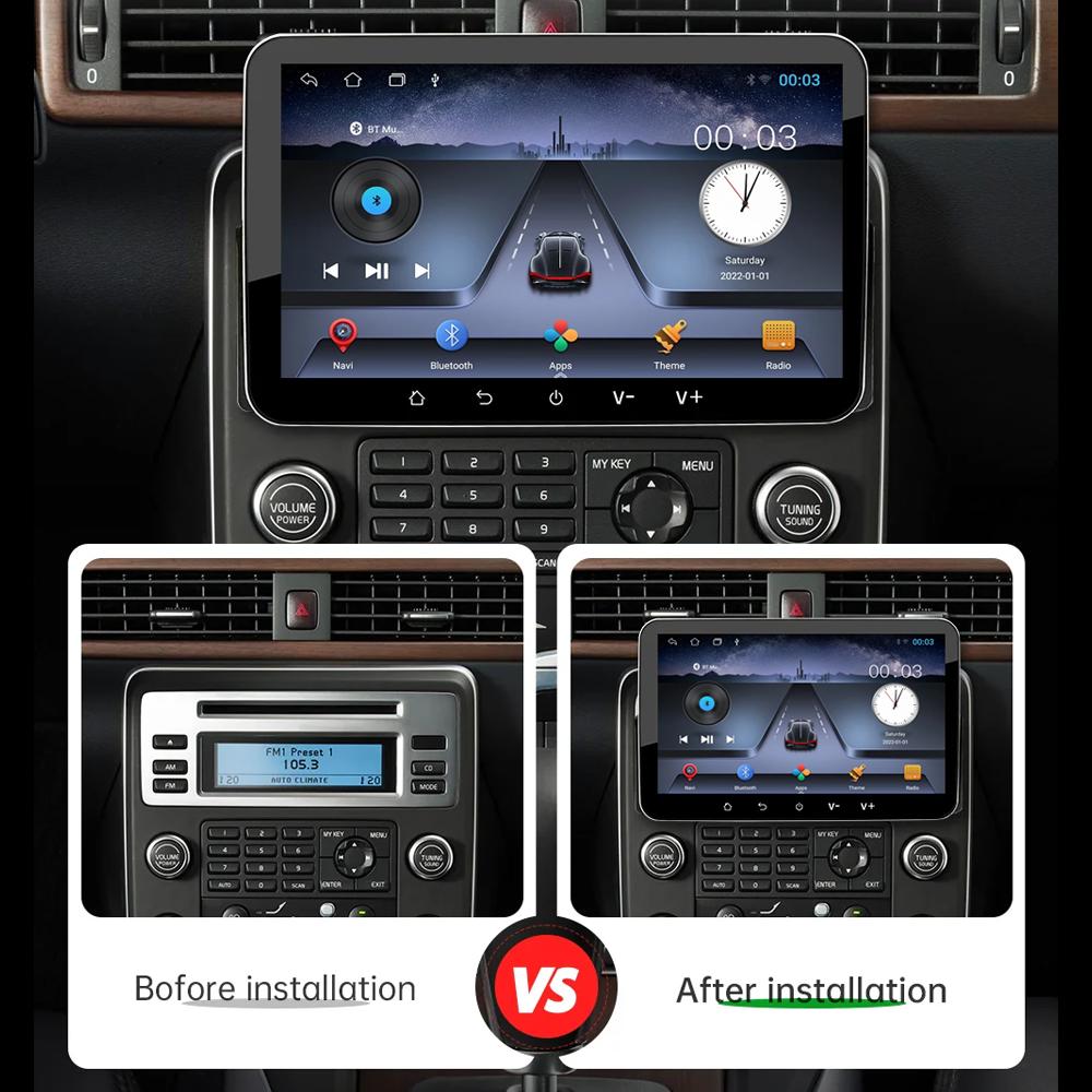 Wireless Apple Carplay and Android Auto Multimedia Player Single Din Universal 7 Inch Benz Style Touch Screen GPS Navigation FM