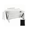 Folding Camp Stove with Grilling Rack | Ventilated Side Panels for ventilation,