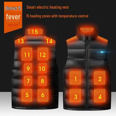 Unisex Winter Heated Vest with USB 15-Zone Graphene Technology