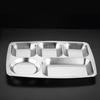 ARKIE 304 Stainless Steel Partitioned Meal Tray