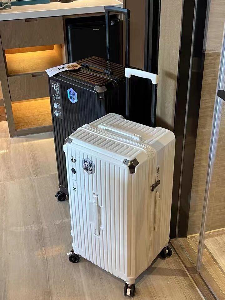 2025 Large 80-Inch Durable Trolley Case with 24-Inch Capacity, Unisex Design, Password Lock Suitcase