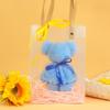 Bear-Shaped Soft Coral Fleece Towel - Cute Souvenir for Weddings, Kids, Holidays, or Kindergarten Opening Gifts