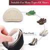 2Pcs High Heel Cushion Pads Heel Liners Grips Foot Care Protector Shoe Insoles Stickers for Loose Shoes Heels Sneakers Women Men