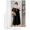 Maternity dress summer short-sleeve polo dress with turn-down collar short-sleeve maternity dress