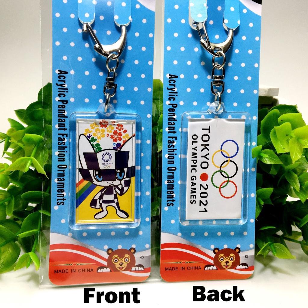 Exclusive 2020 Tokyo Olympics Keychain Souvenir Featuring Miraitowa Someity In Acrylic