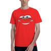 Cars Halloween Lightning McQueen Big Face T Shirt Man Y2K Pure Cotton T-Shirts Summer O-Neck Tee Shirt Oversized Clothes