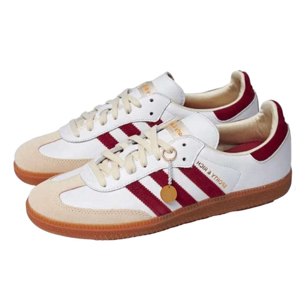 Adidas Samba OG Sporty & Rich White Core Burgundy