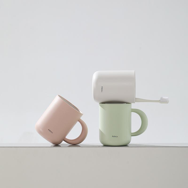 Hot Sale Household Creative Plastic Drinkware Simple Shatterproof Toothbrush Cup Bathroom Mouthwash Cup Thickened Water