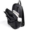 Stylish Black Casual Daypack with Adjustable Shoulder Straps, Large Capacity, for School, Travel, Commuting, Backpack for School