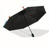 1pc Apple Pattern Automatic Open, Sturdy Iron Frame, Compact Folding Design, All-Season Portable Umbrella for Women & Men yy250801082