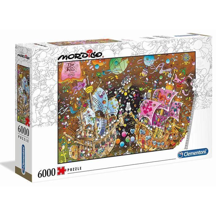 Puzzle - CLEMENTONI - Mordillo The Kiss - Paysage et nature - 6000 pièces