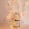 Christmas Iridescent Artificial Madder Colorful Foil Tassel Garland Christmas Tree Wedding Birthday Party Home Decor Supplies