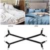 Universal Bed Sheet Fixed Holder High Elastic Adjustable Crisscross Fastener Straps Kits Non-Slip Sofa Cover Clips