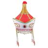Traditional Mongolian Hat Breathable Fabric Headwear For Stage Shows And Cultural Event Stage Performances Accessory