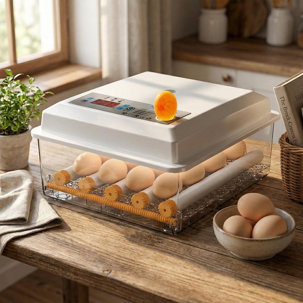 16/36 Egg Incubator for Hatching Chickens, Automatic Egg Turner, Clear Candler for Poultry, Duck, Goose Eggs