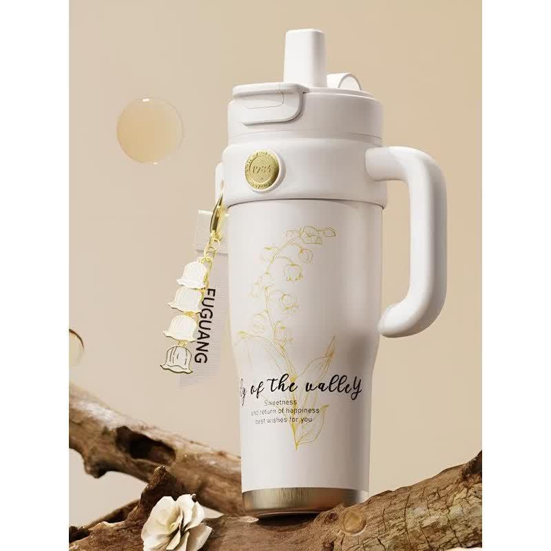 FUGUANG Jumbo Insulated Straw Water Bottle
