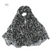 New Sunscreen Voile Thin Women Scarf Summer Girls Classic Leopard Print Scarves Soft Lady Foulard Viscose Female Wrap Shawls