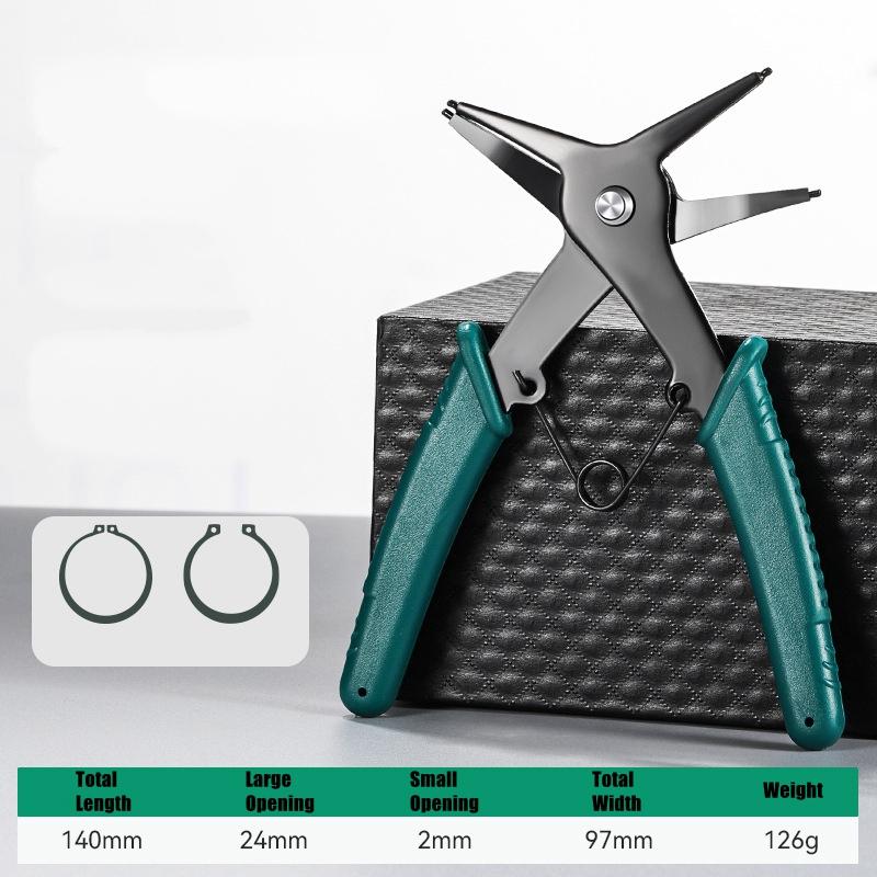 Snap Ring Plier Type Circlip Pliers Multifunctional Crimp Tool Internal External Ring Remover Retaining Circlip Pliers Hand Tool
