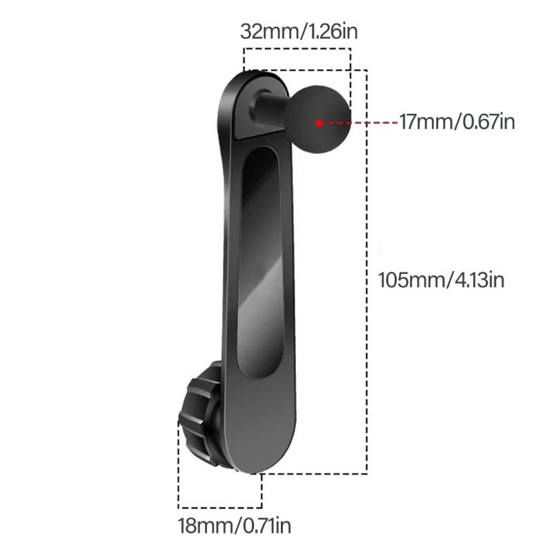 Ball Head Joint Extension Rod Extender Bracket Suitable For Car Air Vent Phone Tablet Holder & Navigation Mount Adapter