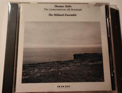 CD THOMAS TALLIS, HILLIARD ENSEMBLE - Lamentations Of Jeremiah J32J20227 ECM New Series 1988 Japan Classical Used
