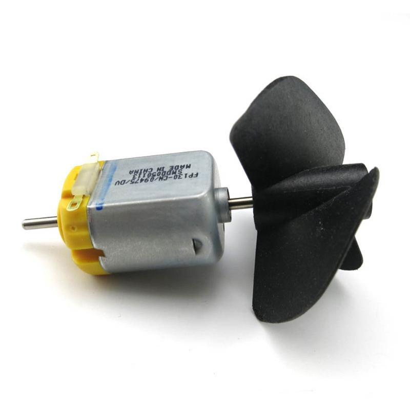 Profession 3-blades Propellers with 2mm Shaft Hole Durable Nylon Paddle for Boat Fan Shape Plastic Paddle