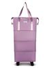 Women's Large-Capacity Rolling Backpack: Foldable, Portable Travel Bag with Universal Wheels