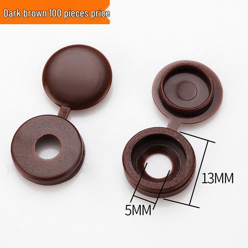 M4/M5 Plastic Self-Tapping Screw Cap and Cover for Furniture Cabinet