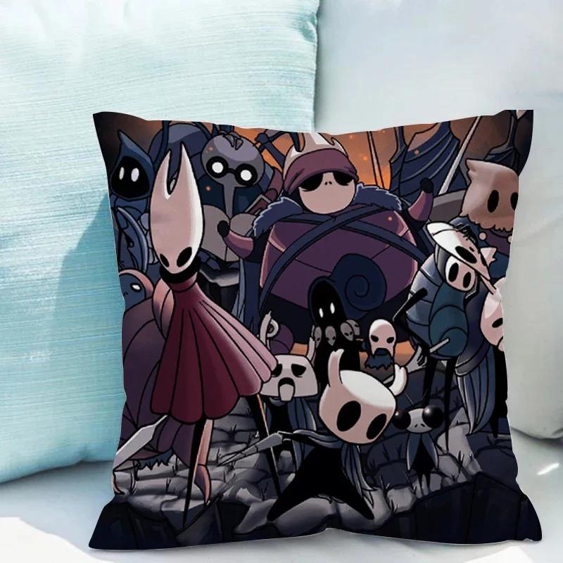 Decorative Pillowcase X Hollow Knight Cushions Home Decor Double-sided Printing Pillow Cases Cushion Cover X Short Plush