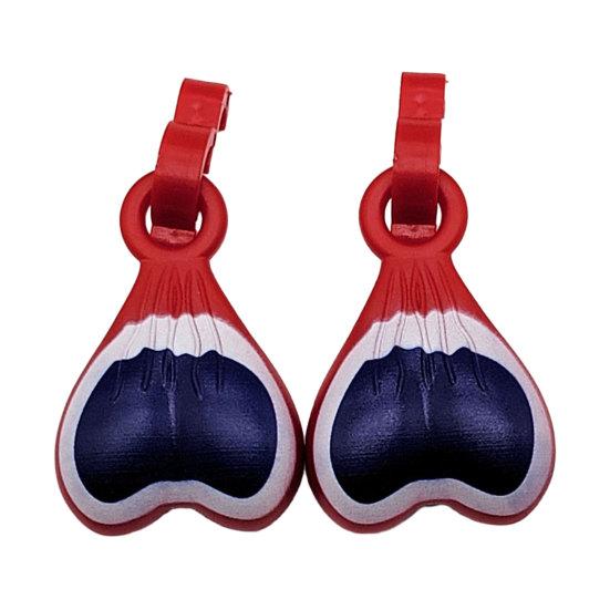 2 Pcs Shoe Nuts for Hole Shoes Funny Ball Sack Shoe Charms Novelty Shoe Gag